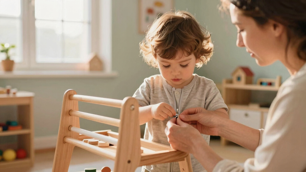 montessori dressing frames