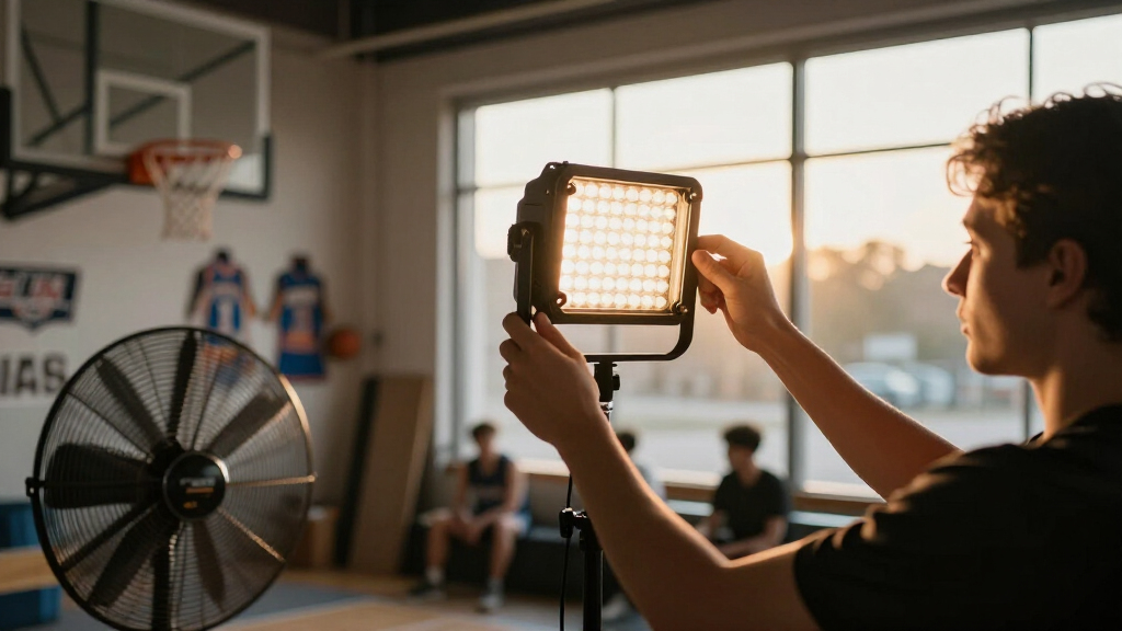 best led video lights for fan cave studio