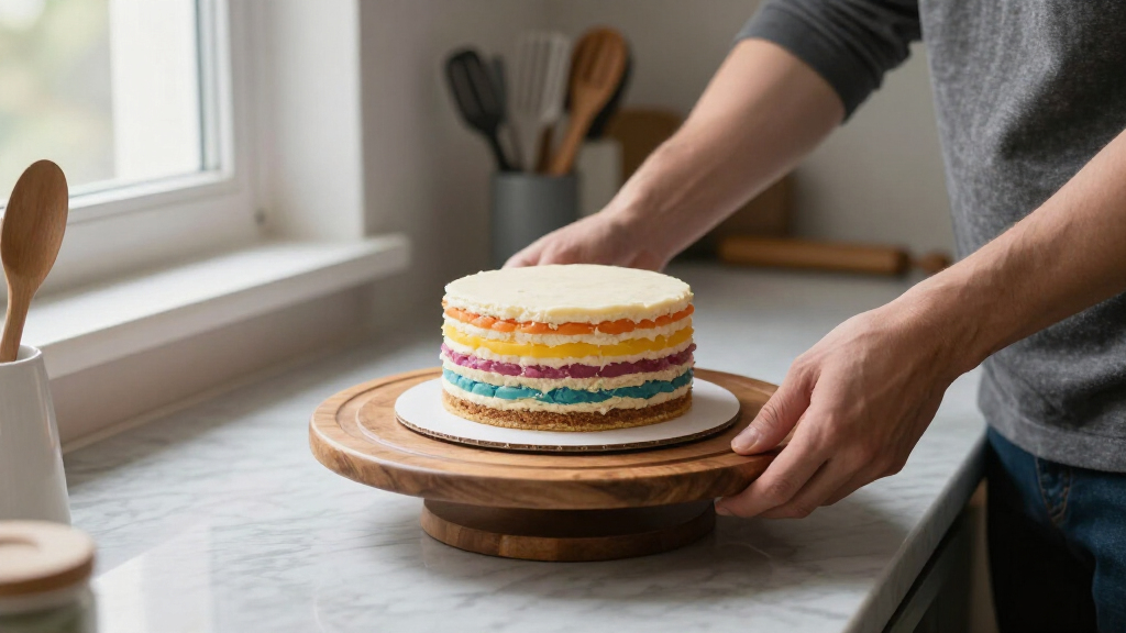 revolving cake turntables
