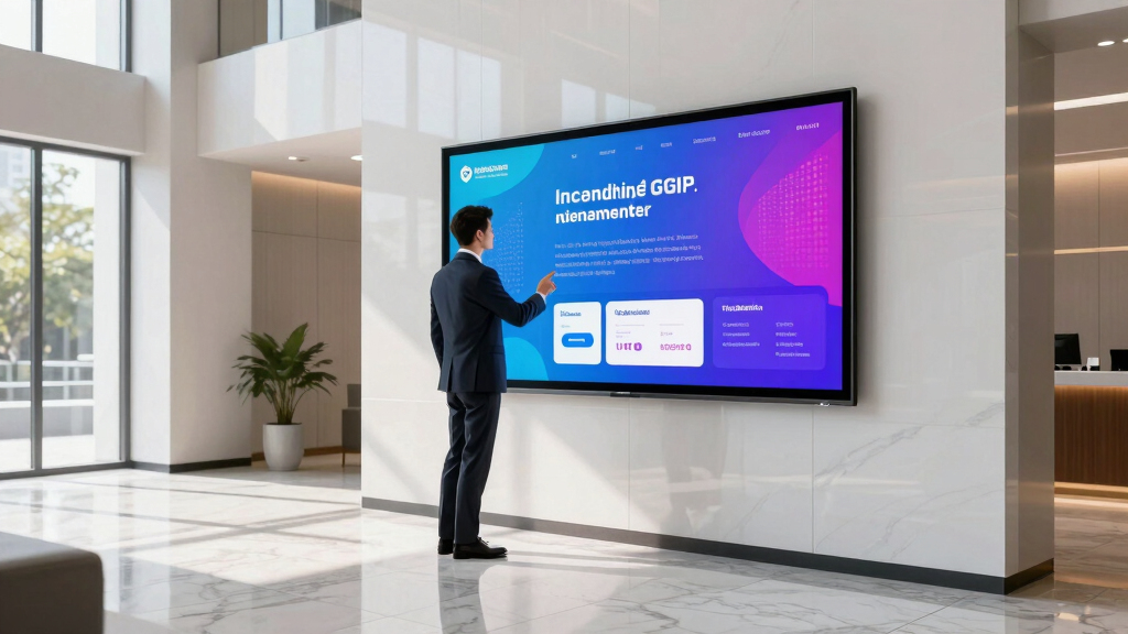 best digital signage display for corporate lobbies