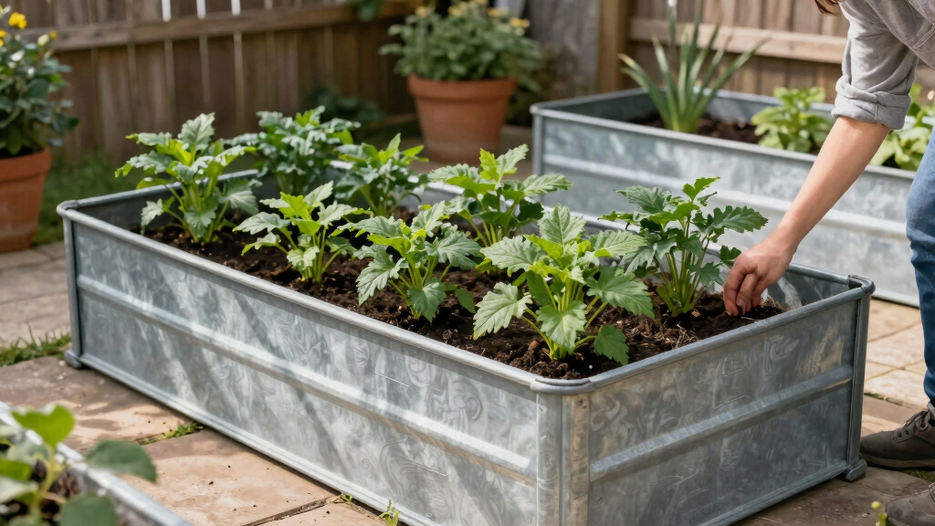 best galvanized raised beds for small yards
