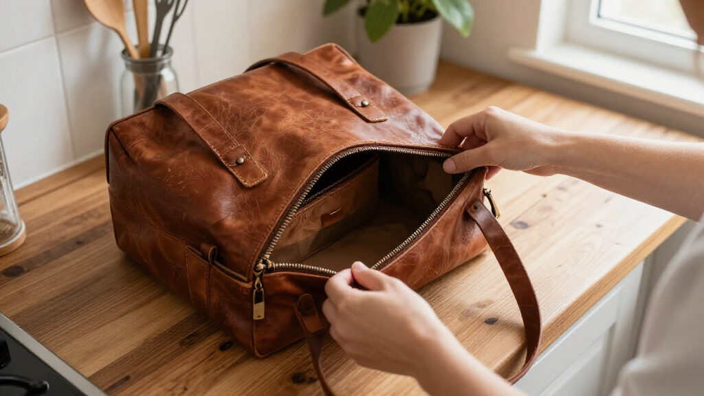 leather tote bags work