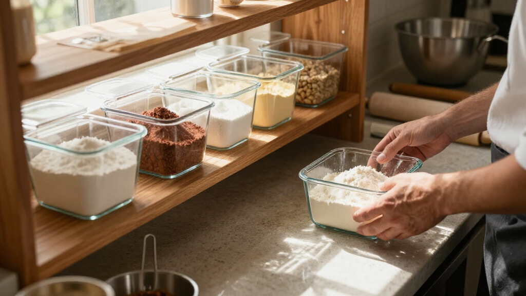 bakery organization storage bins