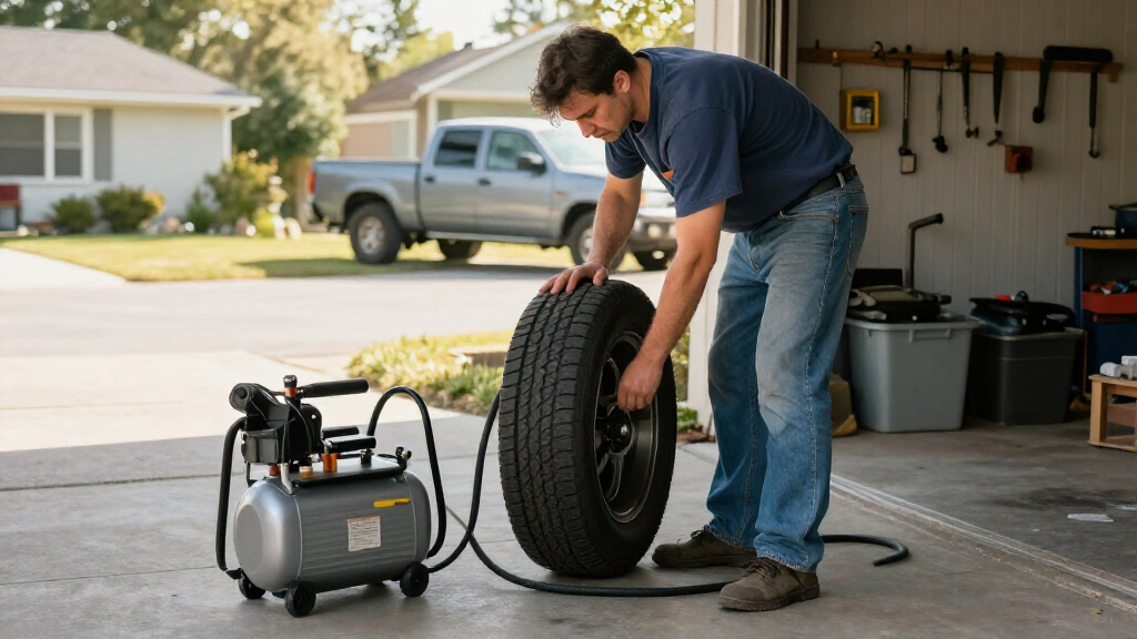 portable garage air compressors