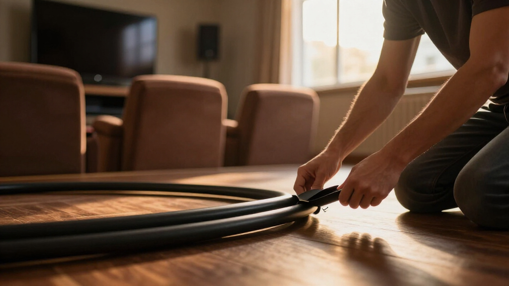 floor cable covers for theater rooms heavy duty