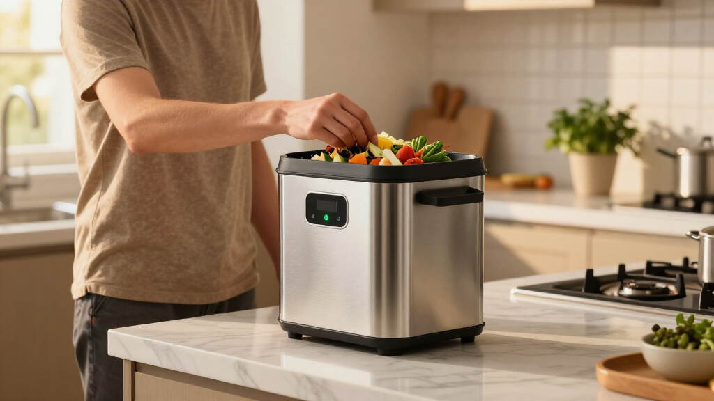 electric compost bin for kitchen