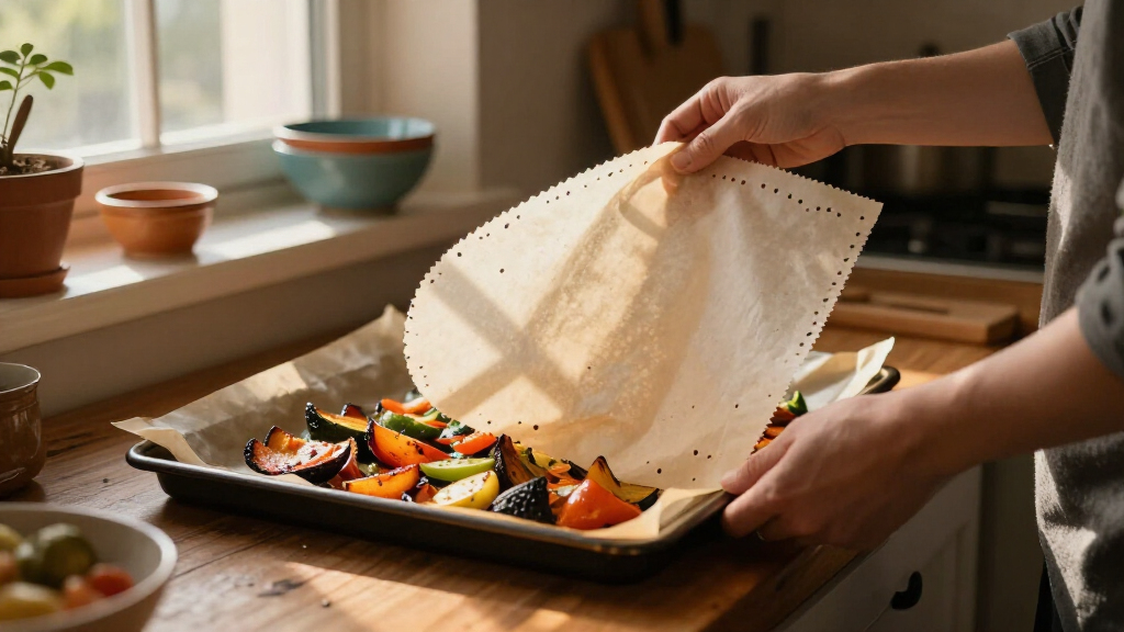 perforated parchment paper sheets