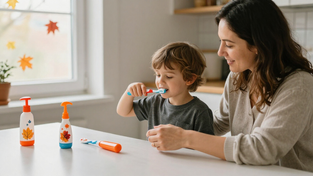 children's fall dental hygiene kits