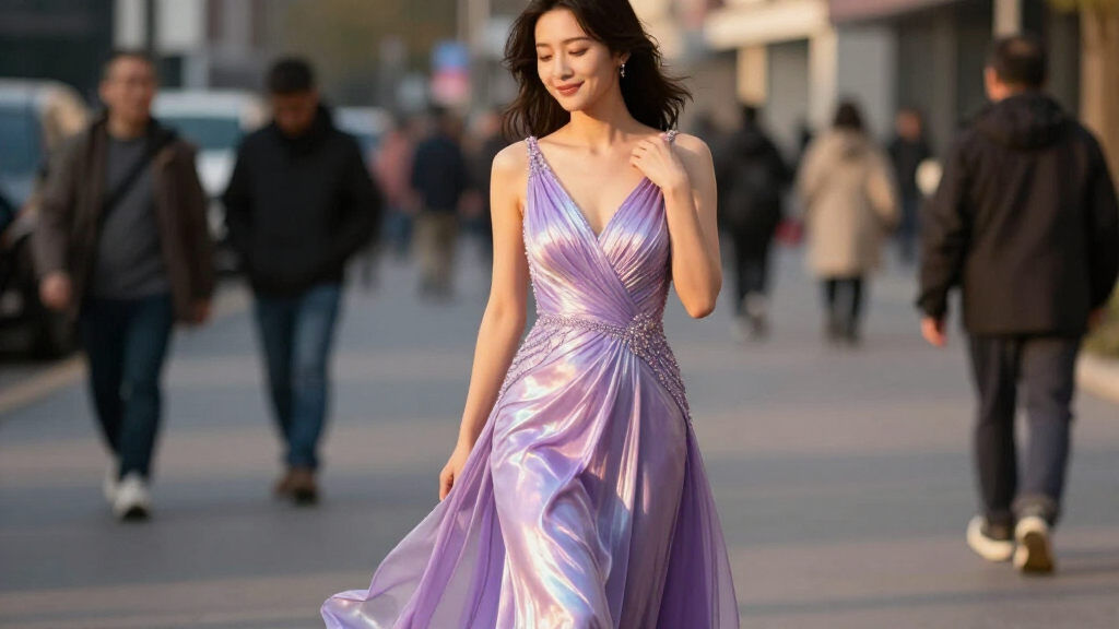 best shimmering lilac evening gowns