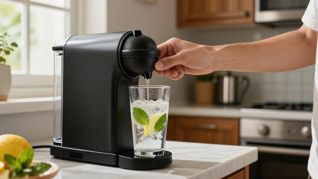 drink carbonation machine for low sugar drinks