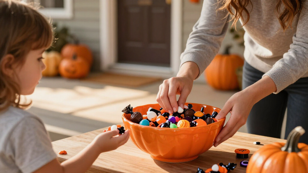 Halloween candy bowls
