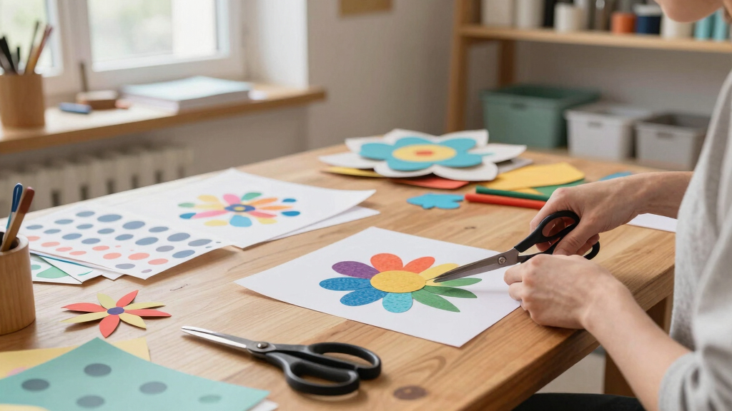 handmade paper flower templates