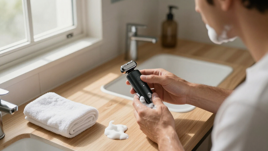 electric shavers without cleaning station