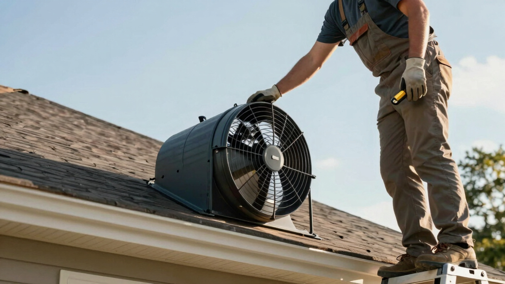 best roof mount whole house fans