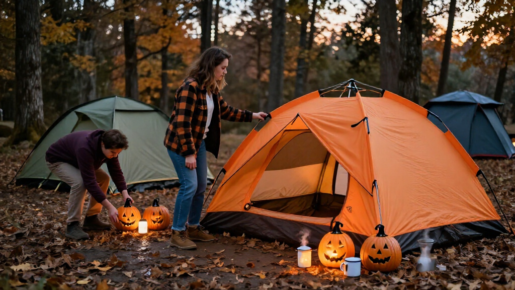 Halloween camping tents
