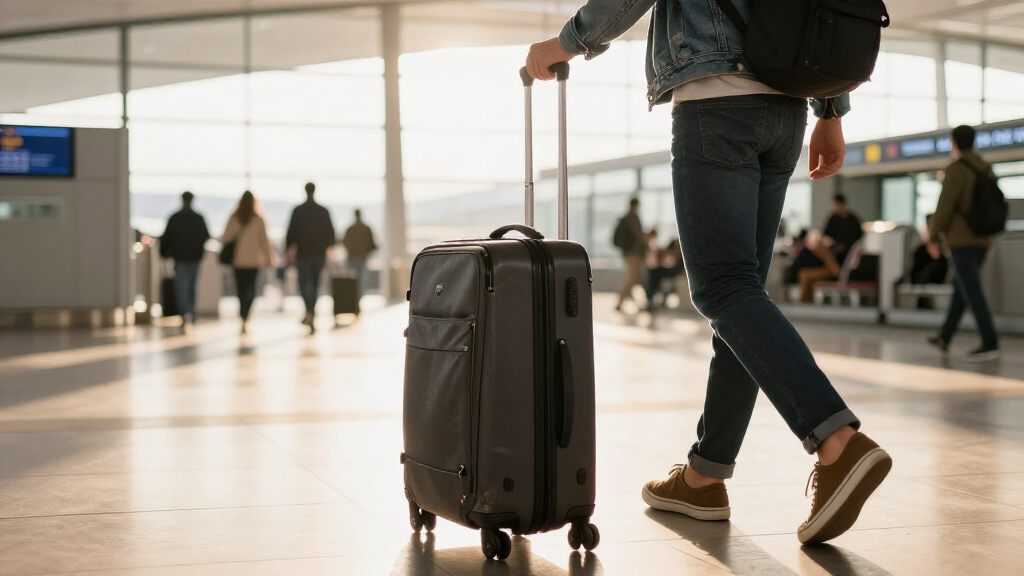 carry-on luggage with wheels