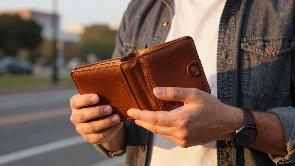 men's leather wallets