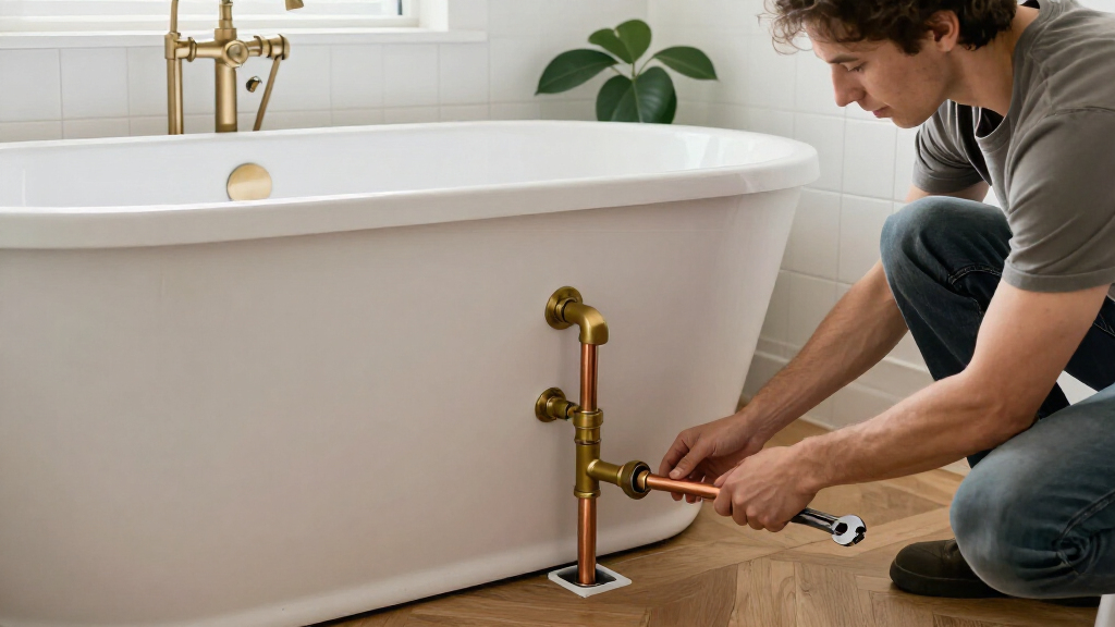 freestanding tub filler rough in kit