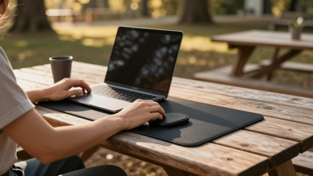 smart desk mats with wireless charging