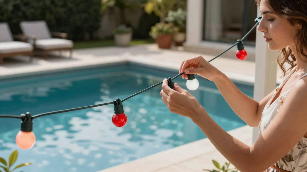 patriotic outdoor string lights
