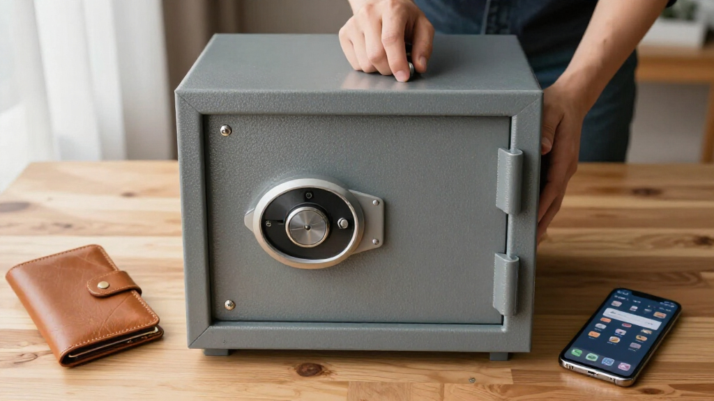 safe with relocker and hardplate
