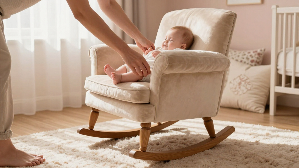 luxury nursery rocking chairs