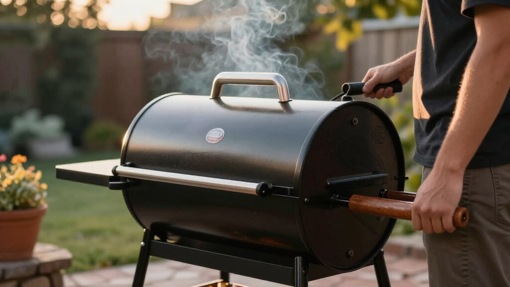 electric smoker with window