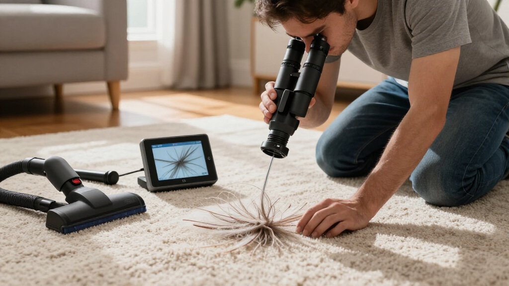 hd digital microscope for fibers