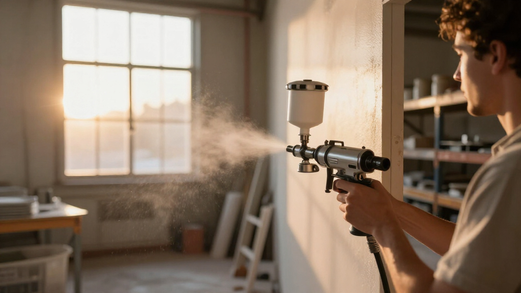 airless sprayer for warehouse walls