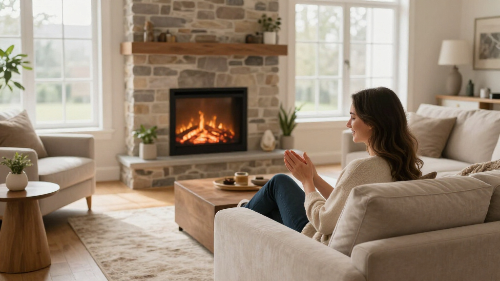electric fireplaces for large rooms