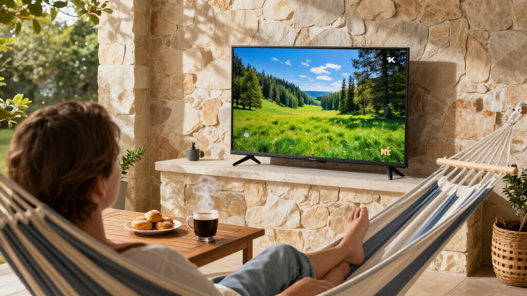 sylvox 65 outdoor tv review ultra bright 4k brilliance