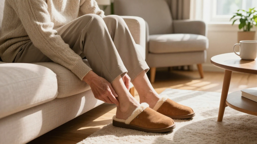 comfortable fall slippers for seniors