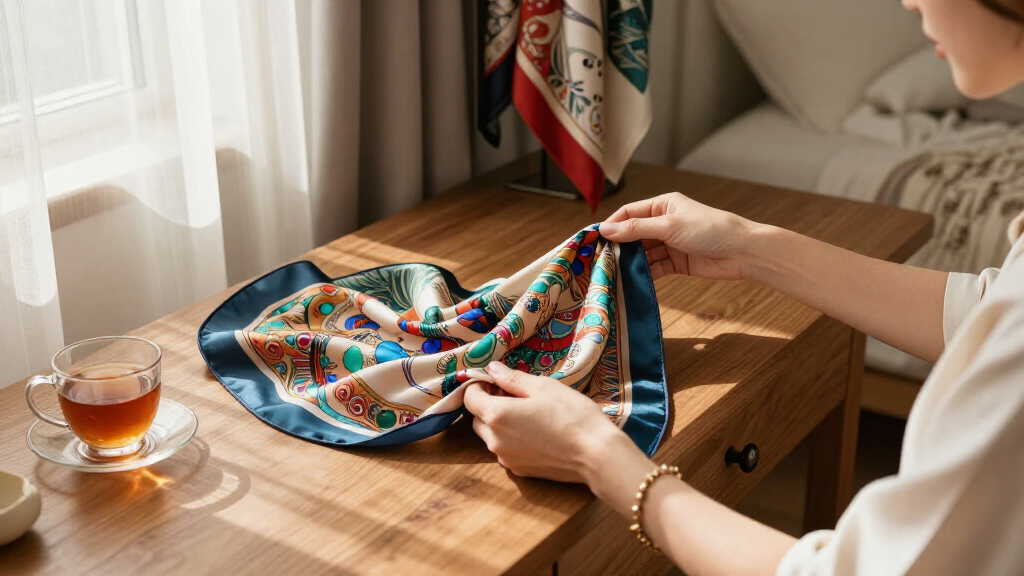 luxury silk scarves