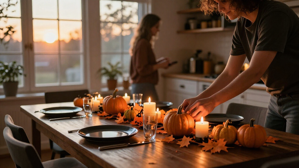 Halloween table decorations