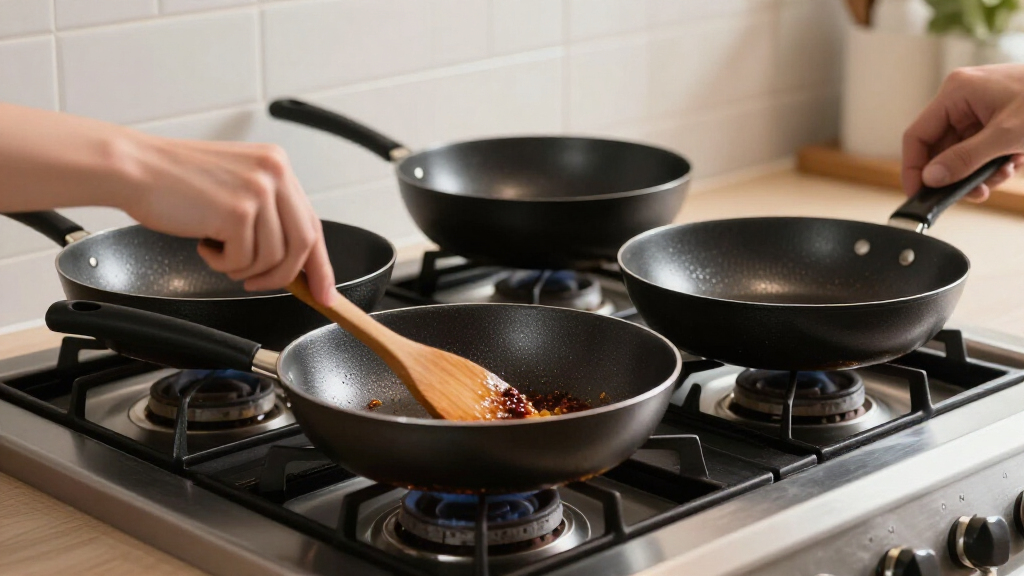 rated carbon steel pan set