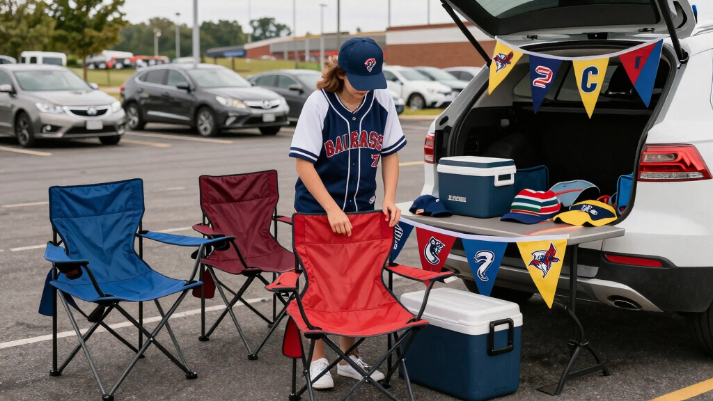 soccer fan tailgating gear