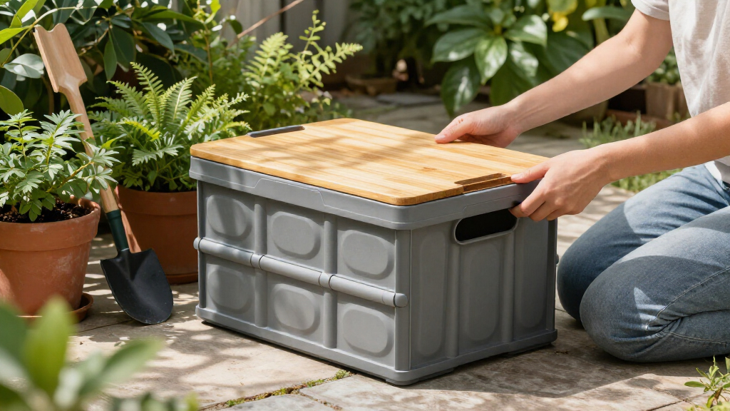 desert-friendly outdoor storage bins