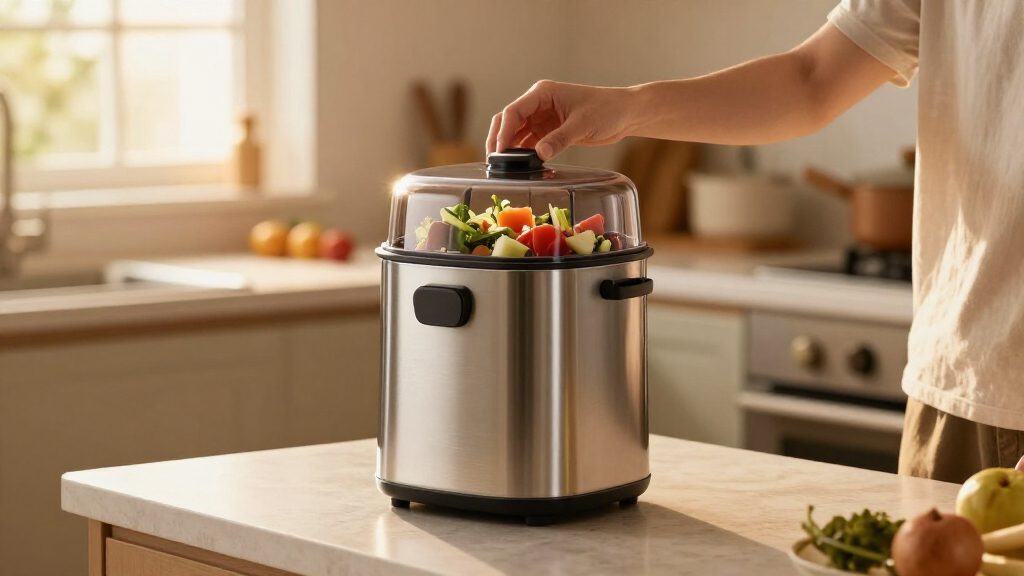 electric compost bin for kitchen