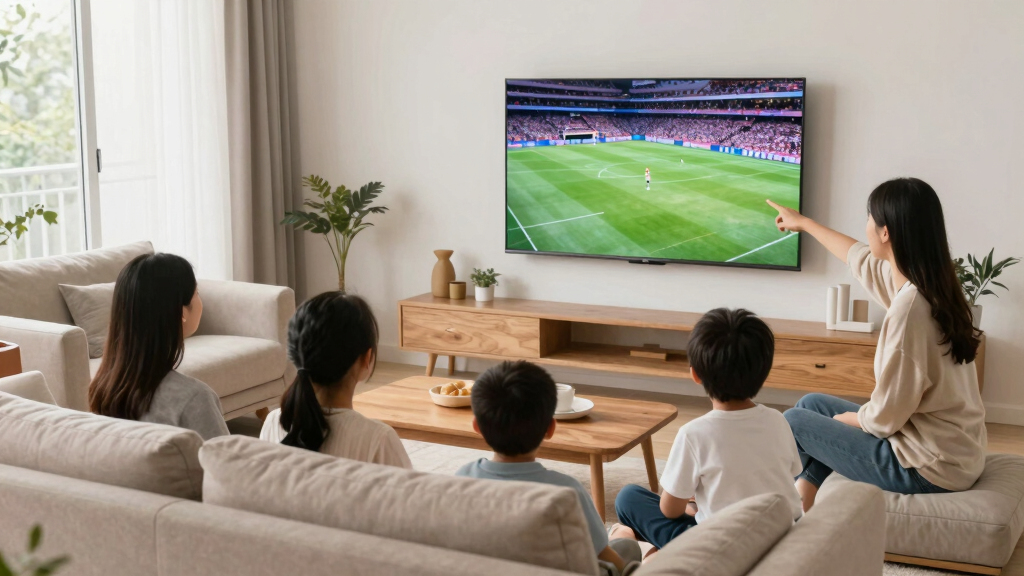 large screen TVs for watch parties