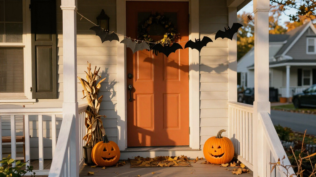 Halloween door decorations