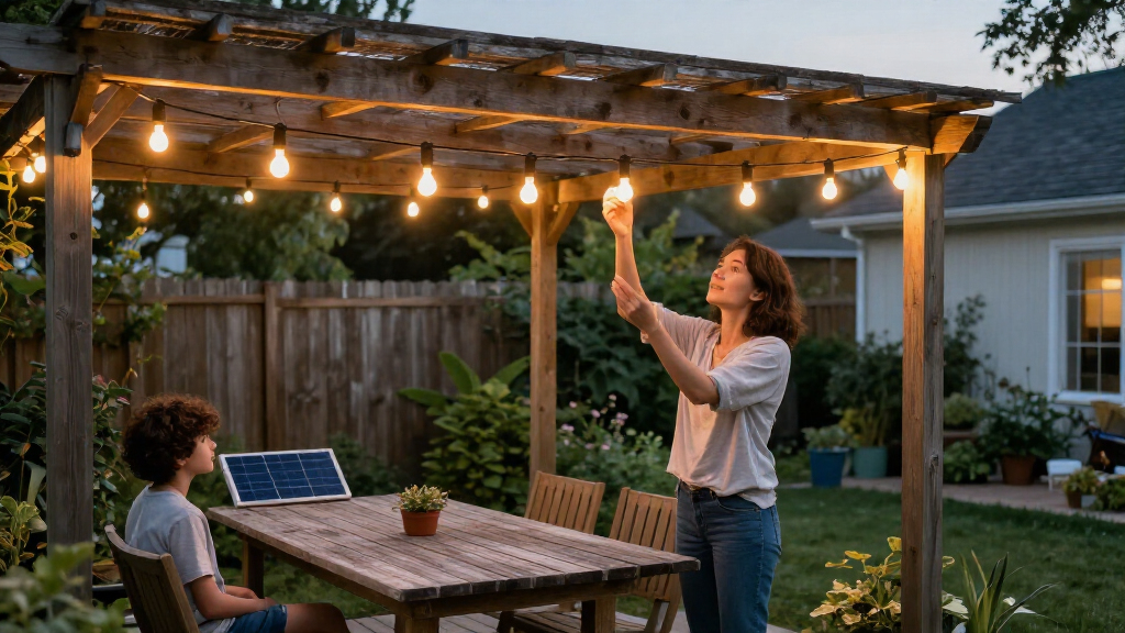 solar string lights