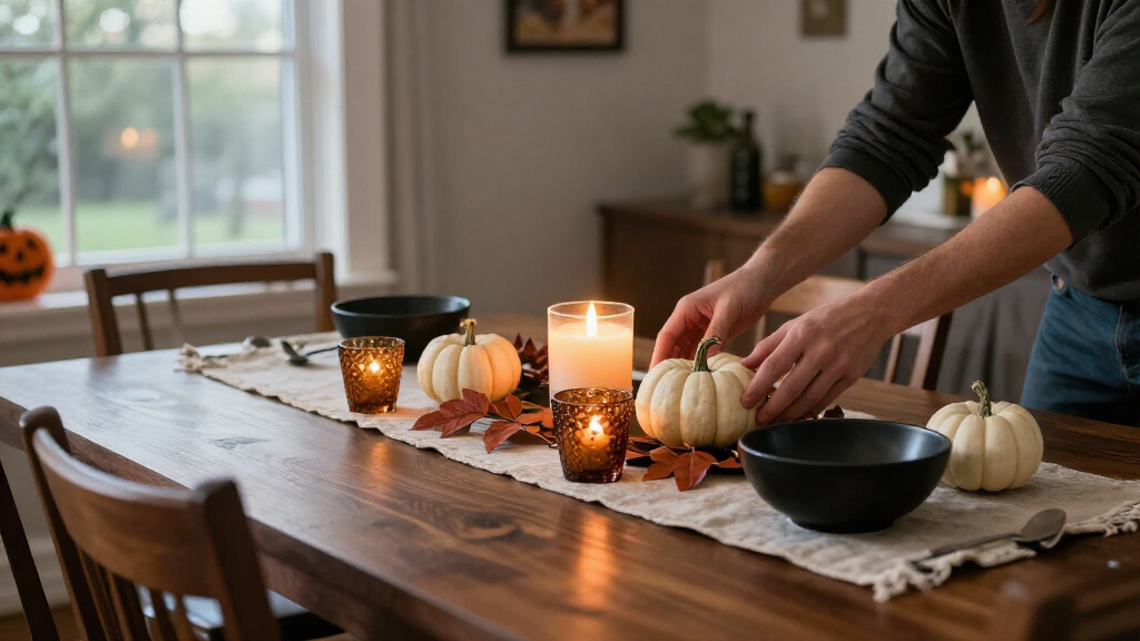 Halloween decorative table centerpieces