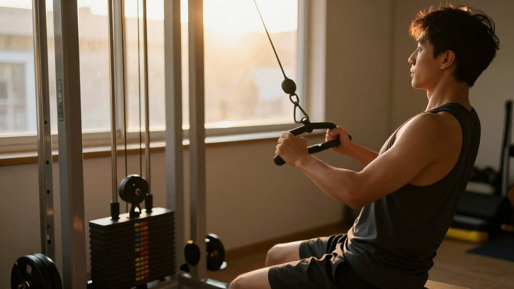 functional trainer cable machine for home gym