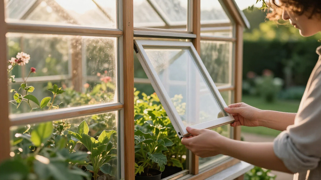 best greenhouse kits with vent windows