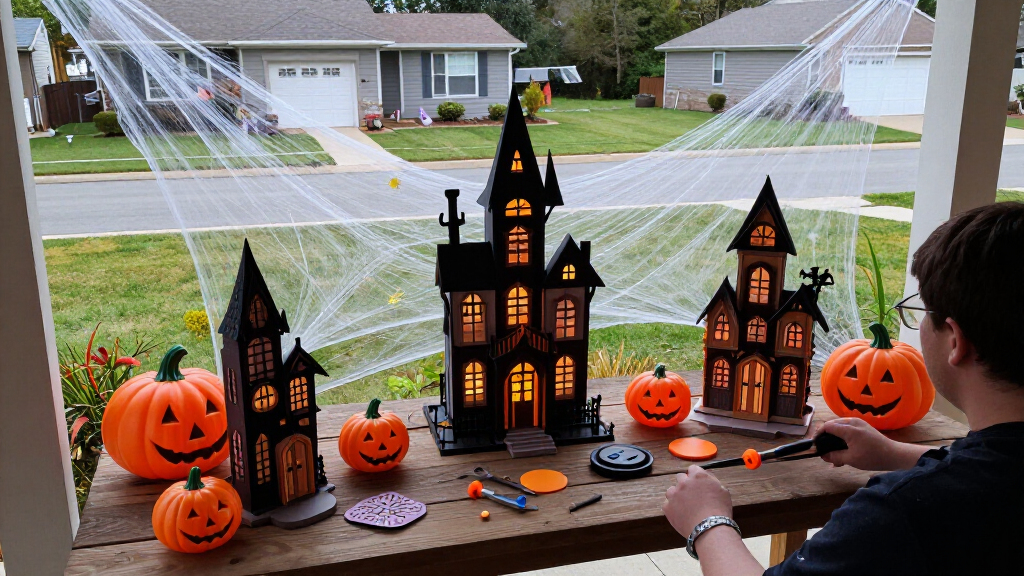 best Halloween village decorations