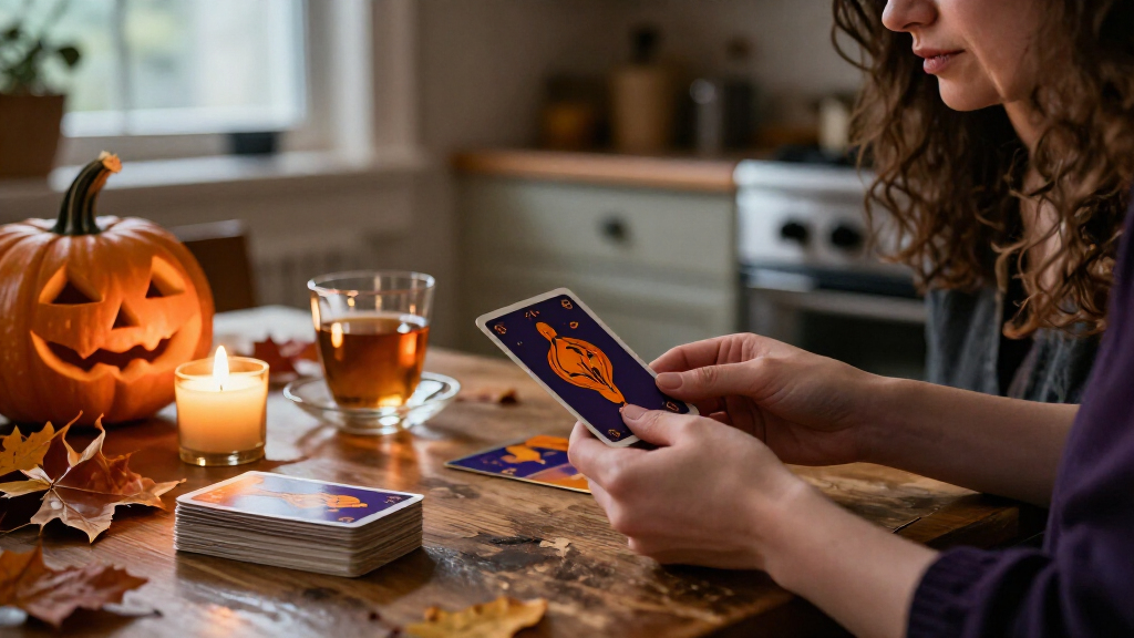Halloween oracle card decks