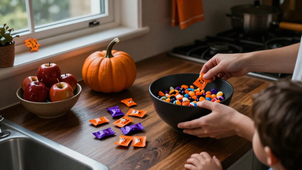Halloween candy bowls