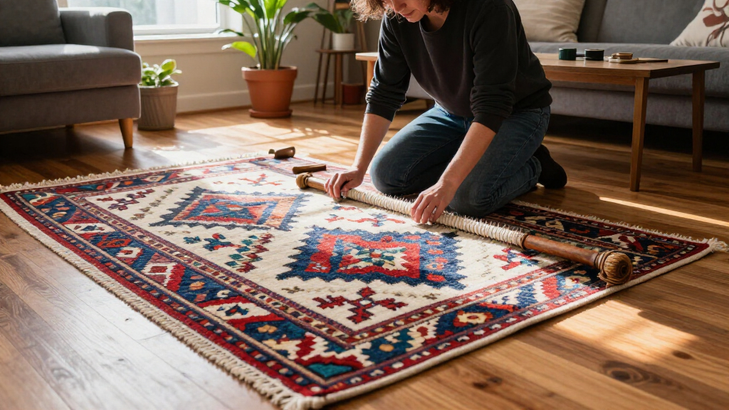 heriz hand knotted rug 10x14