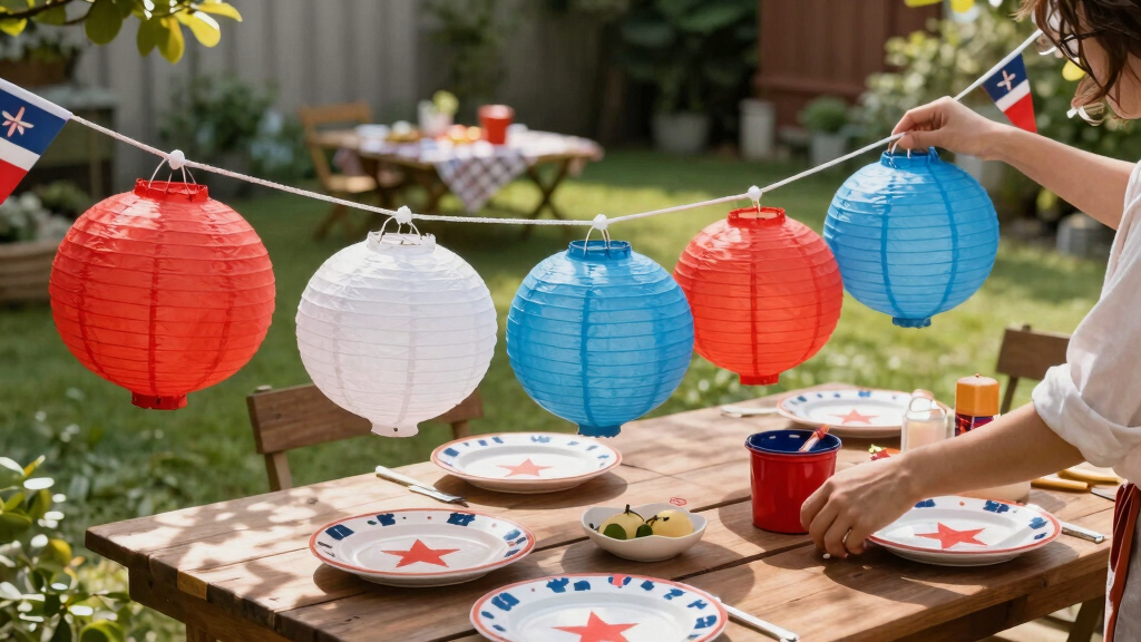 patriotic outdoor party supplies