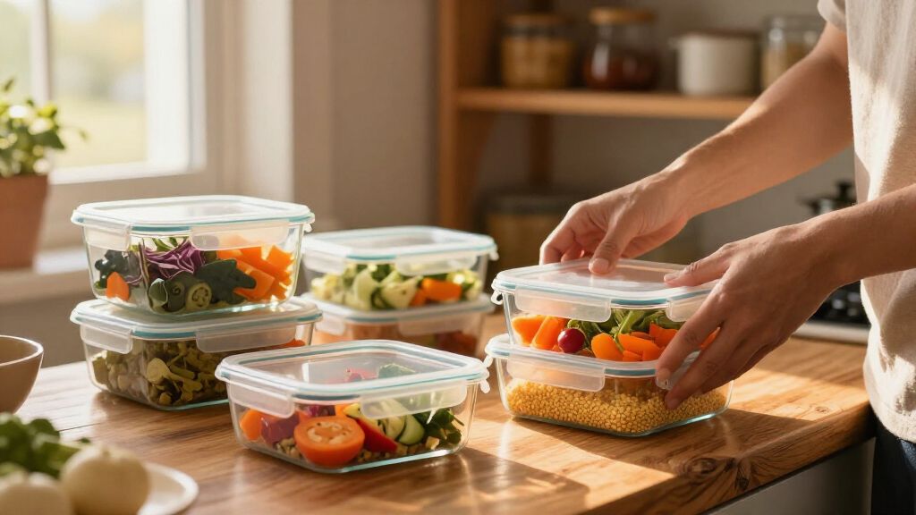 meal prep containers glass